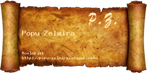 Popu Zelmira névjegykártya